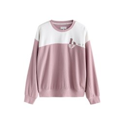 B by Ted Baker Bluză de noapte roz pal / alb