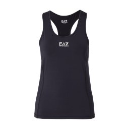 EA7 Emporio Armani Tricou funcțional 'TANK' negru / alb