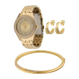 MICHAEL Michael Kors Set de bijuterii 'MINI HARLOWE' auriu / transparent