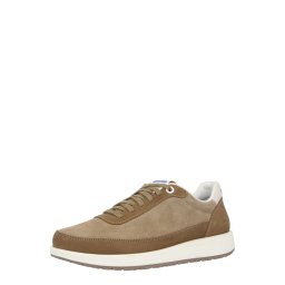 BIRKENSTOCK Sneaker low 'Honnef City' maro / ombră / alb