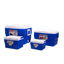 Set 4 cutii frigorifice portabile ILF01, 5l / 10l / 34l / 66l, diverse culori