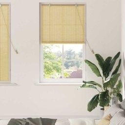 Rulou textil cu perdele Manual Natura 90 x 160 cm Bambus GartenMobel Dekor