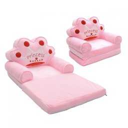 Fotoliu Extensibil din plus si 2 placi burete Tronul Printesei Roz