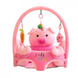 Fotoliu cu spatar si arcada - Purcelus roz, din plus