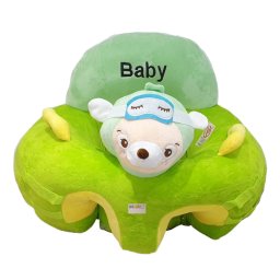 Fotoliu maxi din plus cu spatar si manere - Oita verde