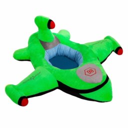 Fotoliu din plus pentru sustinere bebelusi - Avionul verde