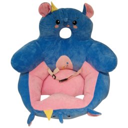 Fotoliu bebe cu spatar inalt si suport de picioare - Elefantelul albastru, din plus - Copie