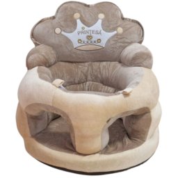 Fotoliu bebe din plus, cu sezut de burete - Printesa Crem