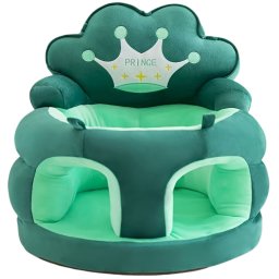 Fotoliu bebe din plus, cu sezut de burete - Printul Verde