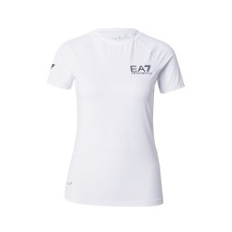 EA7 Emporio Armani Tricou funcțional negru / alb