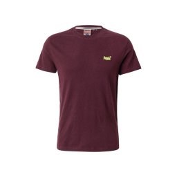 Superdry & Co Tricou 'Essential' verde limetă / roșu bordeaux