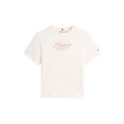 TOMMY HILFIGER Tricou 'Tilt' bej deschis / roz