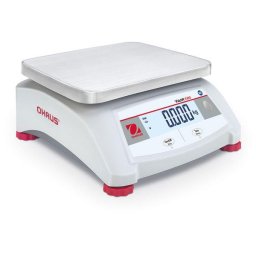 1000 V12P15 EU Cantar, 15 kg max,1500 de ore cu baterii de unică folosință,Alb