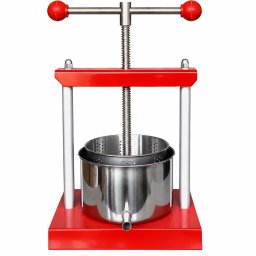 Presă manuală de fructe Aldotrade, din inox, 3 l, 3 l