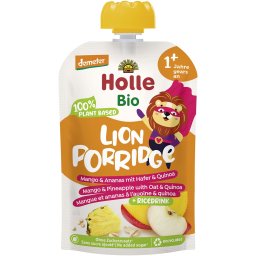 Piure de mango si ananas cu ovaz si quinoa pentru copii, +1 an bio 110g