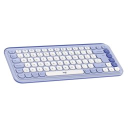 LOGITECH POP Icon Keys US engleză lila-piszkosfehér