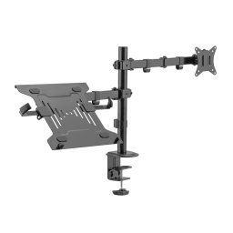 SBOX LCD-LM01-2 De masă laptop și monitor suport consolă 13"-27" negru