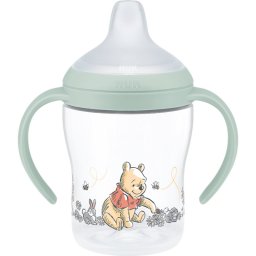 NUK Perfect Match Disney cană pentru antrenament cu mânere Winnie the Pooh 6m+ 150 ml