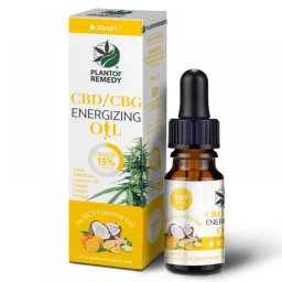 Plant of Remedy Ulei canabis CBD 15% + CBG 15% MCT Energizant 10ml