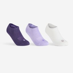Set 3 perechi șosete de sport scurte RS160 Gri Mov Albastru Alb