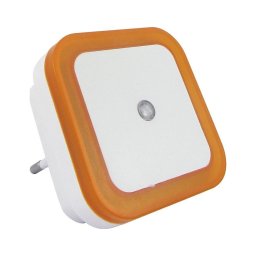 Lampă de veghe LED cu senzor de amurg, 0,5W/230V, portocalie