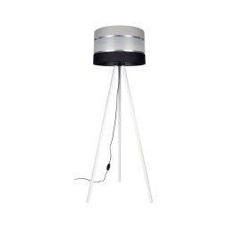 Lampadar CORAL 1xE27/60W/230V alb/negru/gri/crom