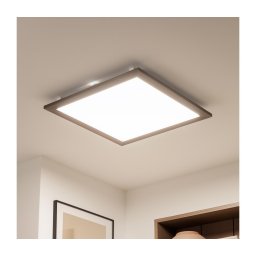 Brilagi - Corp de iluminat LED dimabil SLIMFRAME WOOD LED/58W/230V 64x64 cm + telecomandă