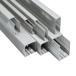 Canal cablu perforat 25x40mm, 2 metri - Plastim PDK2540