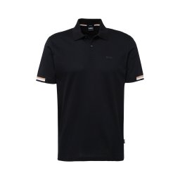 BOSS Tricou 'Parlay 147' maro deschis / negru / alb