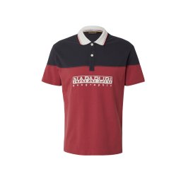 NAPAPIJRI Tricou 'E-SATURNIA' albastru marin / alb
