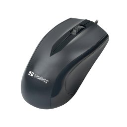 Mouse USB-C Mouse – Mouse cu fir USB-C, optic 1000 DPI, 3 butoane + scroll, negru