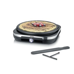 Aparat de preparat clatite XXL 1500W Negru