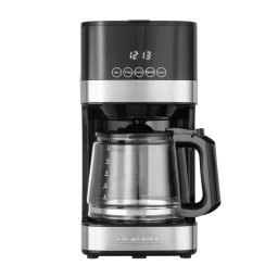 Cafetiera 42701 Design Essential, 900 W, 1.5 l, Argintiu/Negru
