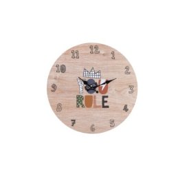 Ceas de perete pentru copii You Rule, 33 cm, naturală