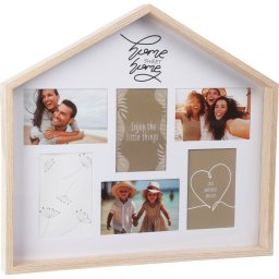 Rama foto Home Sweet Home MDF cu sticlă, 47 x 43 x4 cm