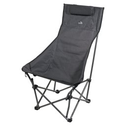Cattara 13467 Scaun pliant de camping Merit Foldi, negru