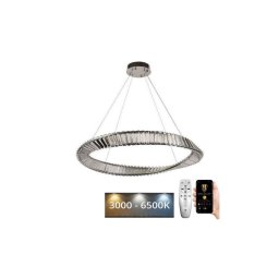 Lustră LED de cristal dimabilă pe cablu LED/50W/230V + telecomandă