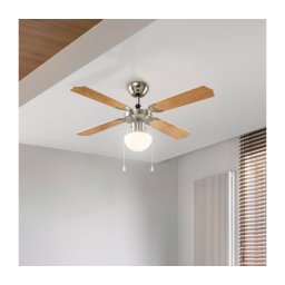 Eglo 56035 - Ventilator de tavan cu LED, 1x E27/4,9W/230V, Ø 106,6 cm