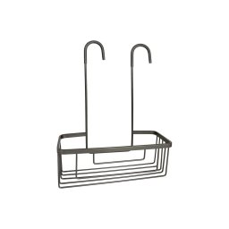 Gedy - Poliță suspendată pentru duș SMART, 37,5 x 30 cm, gri metalizat