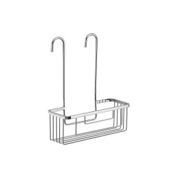 Gedy - Poliță suspendată SMART pentru duș, 37,5 x 30 cm, crom lucios