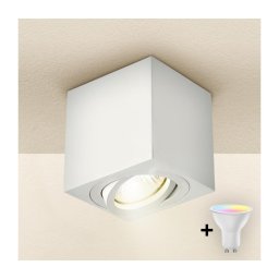 Brilagi - Spot LED RGBW dimabil MIA 1xGU10/4,8W/230V 84x80 mm alb