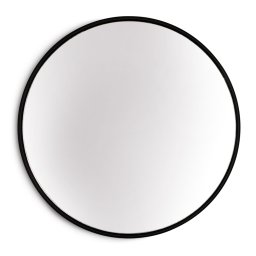 Casa Chic Fournier Oglindă de perete cu ramă metalică rotundă Ø 80 cm (EL-MIR-MET-80X80-BLK)