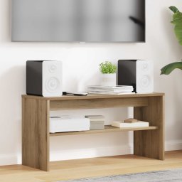 Cabinet TV Stejar Artizanal 80 x 30 x 40 cm Lemn compozit GartenMobel Dekor