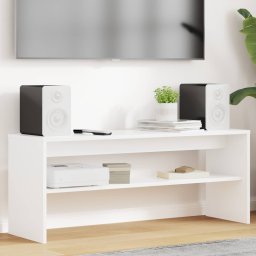 Cabinet TV Alb 100 x 30 x 40 cm Lemn compozit GartenMobel Dekor