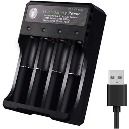 Incarcator MS-5D84A4 Acumulatori 4.2V Li-Ion 18650 cu 4 Porturi la USB XL