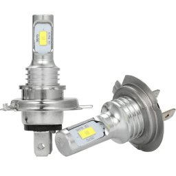 Set 2 becuri auto LED H7 3570 7000LM 2SMD temperatura culoare 6000K putere 80W ZD