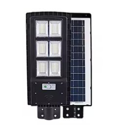 Lampa solara stradala JORTAN LED 300W cu panou fotovoltaic cu 6 casete