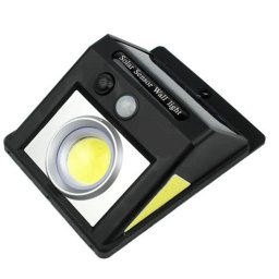 Lampa solara de perete cu leduri laterale lupa si senzor de miscare si lumina CL 2566A