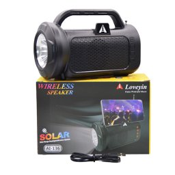 Boxa portabila AI136 cu panou solar si lanterna USB Bluetooth