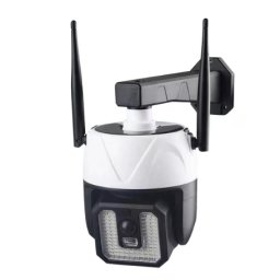Lampa solara tip camera supraveghere falsa CCTV cu senzor si 2 antene